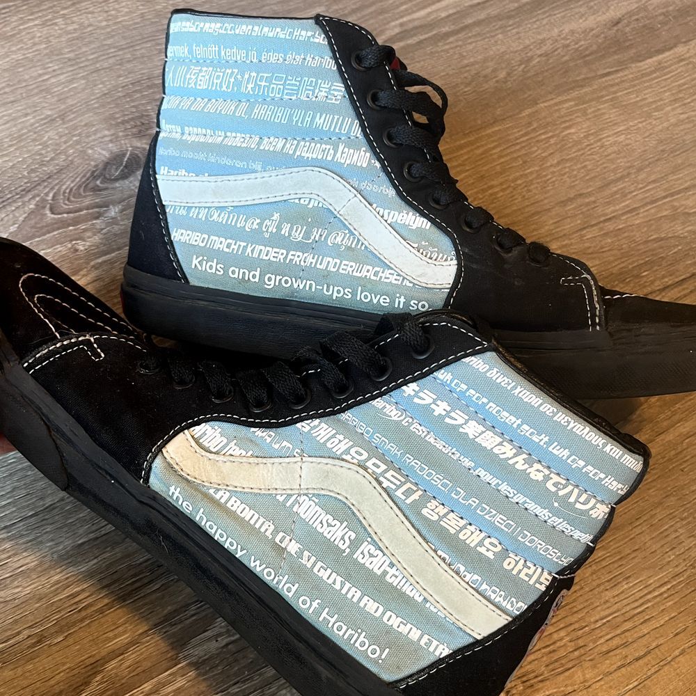 Vans x Haribo Sk8 High Catchphrase Print Mens‎ 9 Womens 10.5